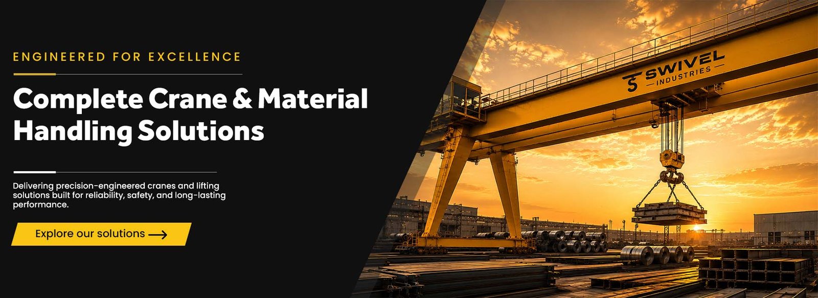 Swivel Industrial Lifting Solutions Banner 1